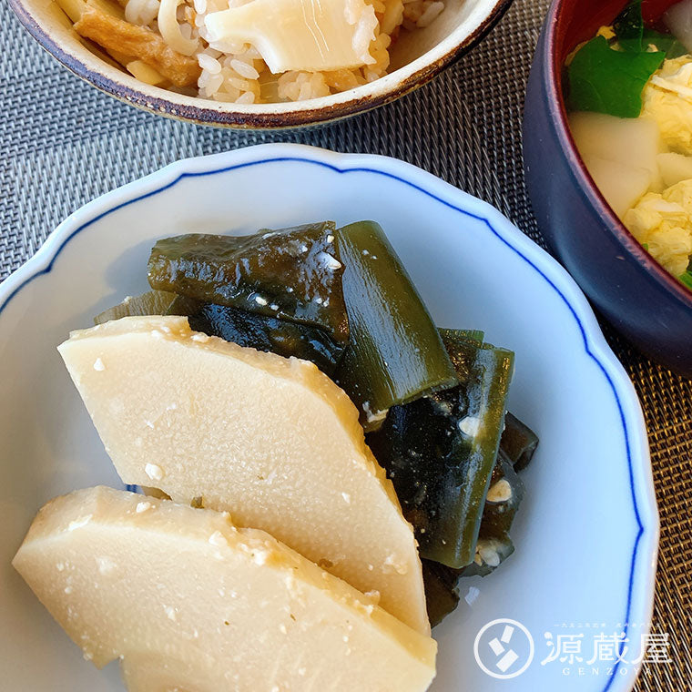 富山の春の郷土料理 「筍と昆布の味噌煮」