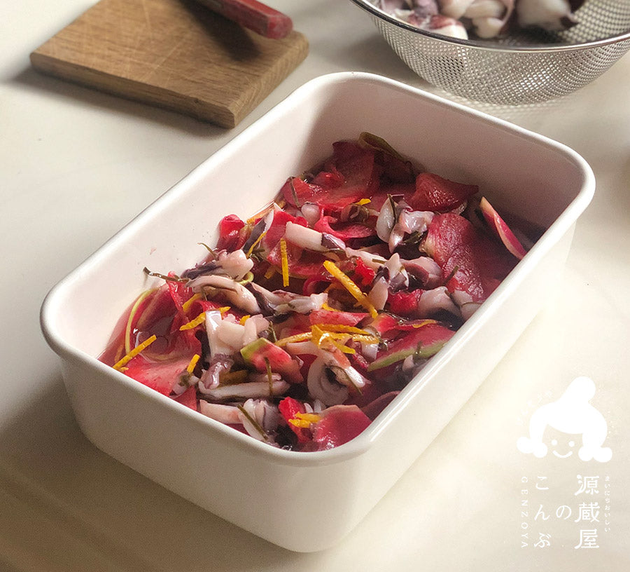 カラフル大根の柚子なます