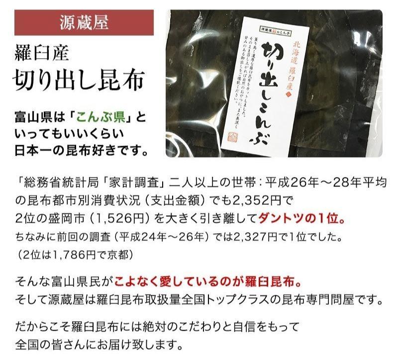羅臼産切り出し昆布