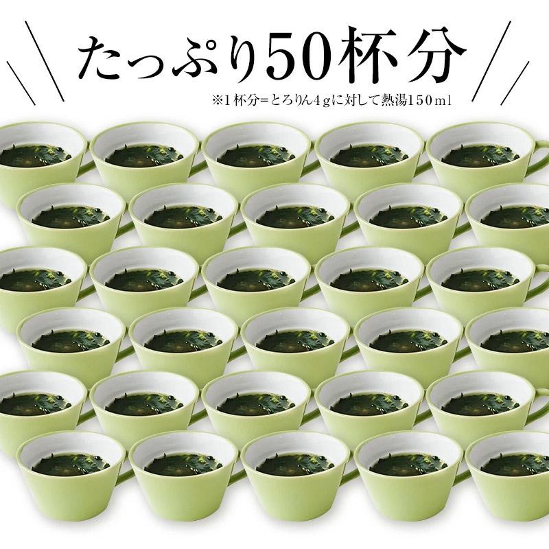 たっぷり50杯分 選べる プレーンorうめ味 とろりんスープ 200g×1袋