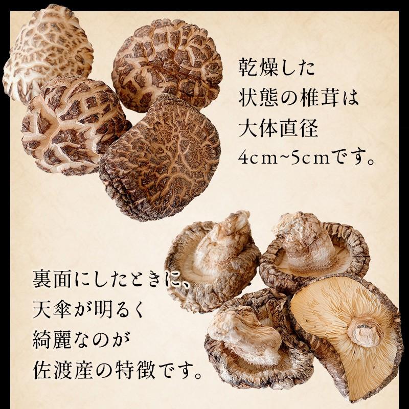 干し椎茸 国産 しいたけ 原木栽培 乾燥椎茸 原木しいたけ 60g 佐渡産 完全無農薬 肉厚 お取り寄せ 国産100％